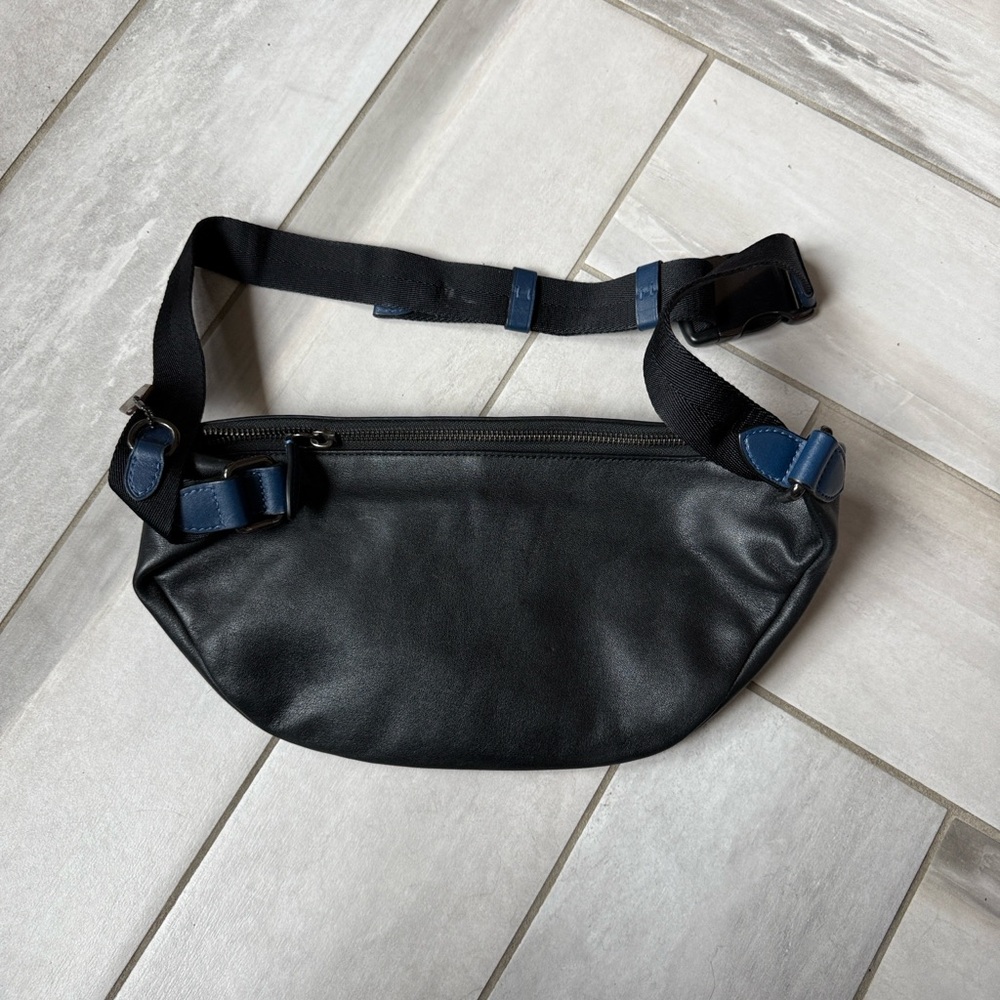 Coach League belt bag leather jacquard NWOT - Picture 6 of 13